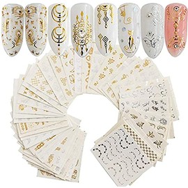 30 sheets of nail art stickers, DIY manicure decoration, mixed nail art stickers, DIY nail.