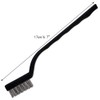 Topbuti 15 Pcs Mini Stainless Steel Wire Brush Set for