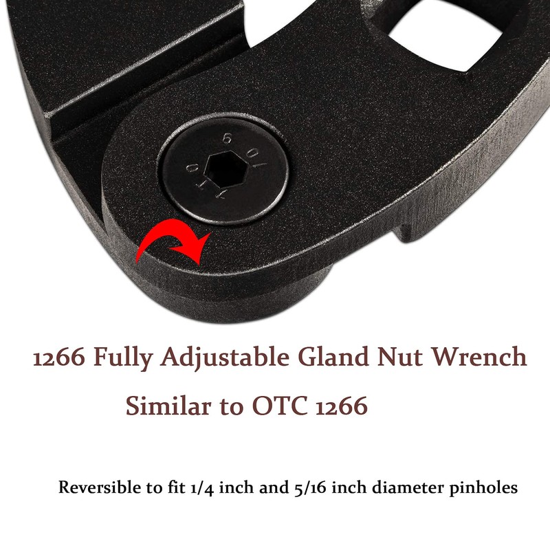 CASTNOO 1266 Fully Adjustable Gland Nut Wrench for hydraulic cylinders