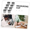 CHILDWEET 8pcs Stainless Steel Graduated Measuring Cups Dosing Container for