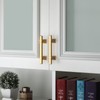 Haliwu 10 Pack Gold Cabinet Pulls, 3 inch Brushed Brass