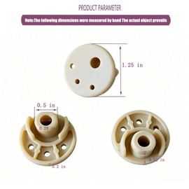 GCOVUB Replace 9709707 Mixer Bottom Rubber Foot for K-it-ch-en A-id Tilt Head Stand Mixer WP9709707 KSM150 KSM152 KSM154 KSM155 KSM158 KSM160 AP6013808 AP4326634 PS1488432 (5Pack)