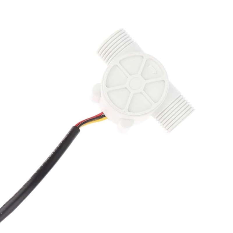 Water Flow Sensor, G1/2 Flow Hall Meter 1-30L/min Water Control
