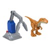 Fisher-Price Imaginext Jurassic World Dominion Atrociraptor 'Tiger' Dinosaur Toy with
