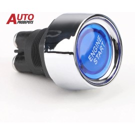 VEHITO Start Switch DC 12V 50a Starter Ignition Switches ON-Off Momentary Switch (Blue)