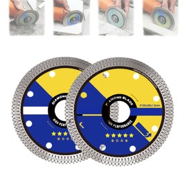 Super Thin Ceramic Tile Cutting Discs, Discos para Cortar Ceramica，Resistant Cutting Disc for Tile, Marble, Jade | Compatible with Angle Grinder Tools (2Pcs)