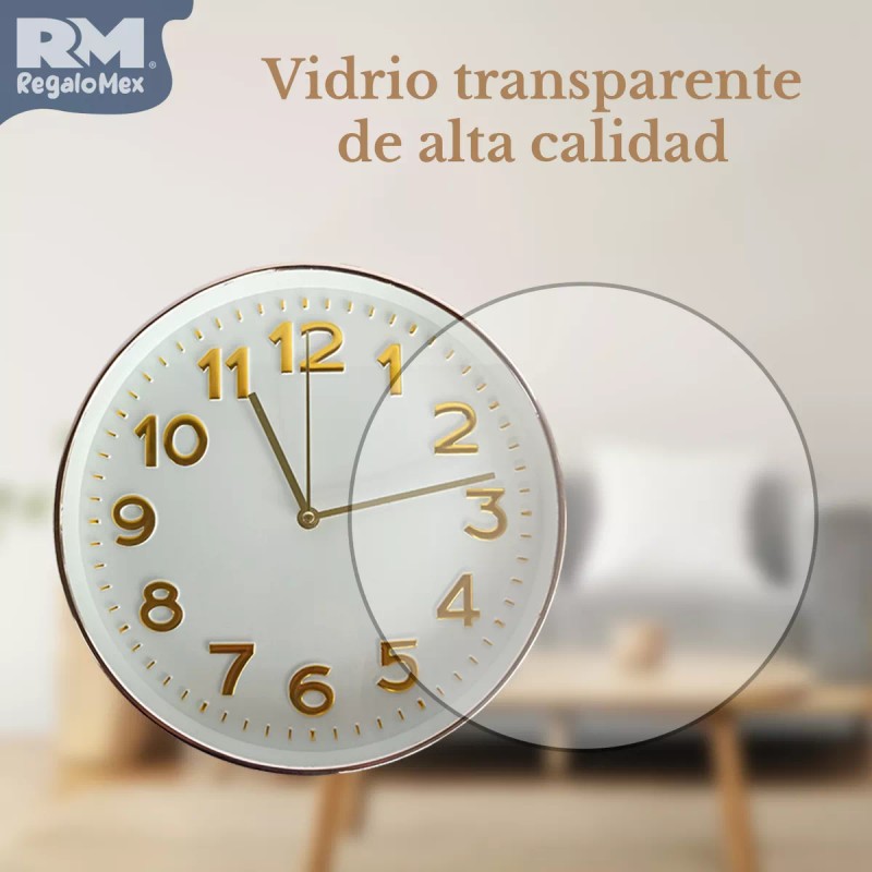 REGALOMEX Reloj Análogo De Pared, Diseño Moderno