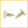 REPAIROCK 40pcs 6mm Hole Dia Plastic Bolt Rivets Fastener Trim