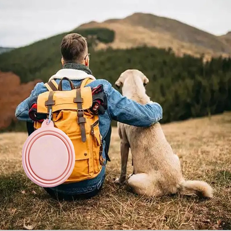 Dog Bowls Pet Collapsible Bowl, 2 Pack,Small,Medium, Large