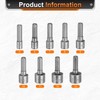9PCS Screwdriver Bits Set - 5-13mm Hex Shank Nut Setter