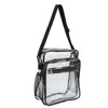 Clear Messenger Bag PVC Waterproof Visible Zipper Design Crossbody Tote