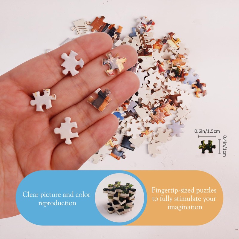 Micro Piece Jigsaw Puzzle 150 Pieces Mini Travel Puzzle for