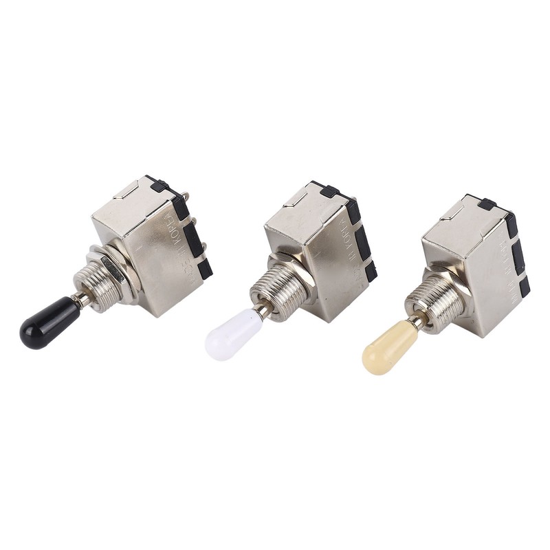 3Pcs Electric Guitar Toggle Switch 3 Way Voice Changeover Shifter