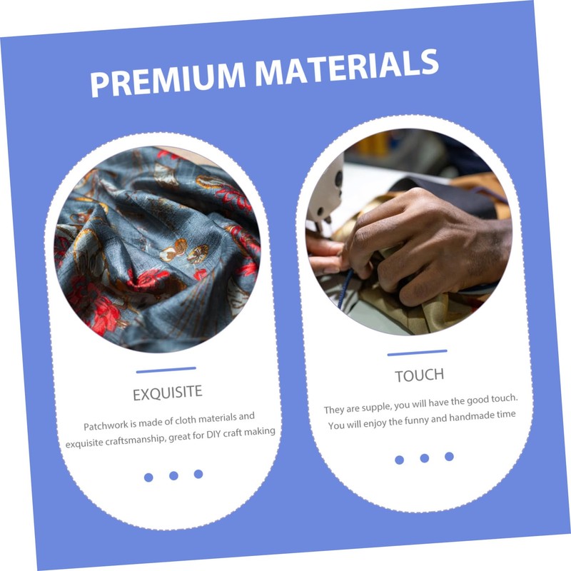 VILLFUL DIY Sewing Fabrics 30 Sheets of Patchwork Fabric Perfect