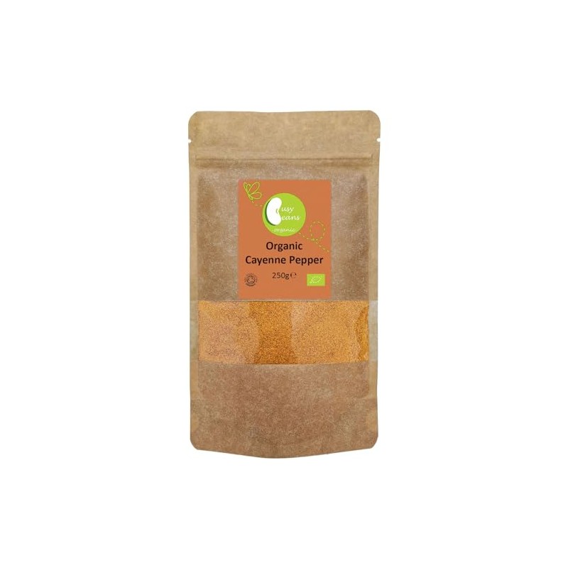 Organic Cayenne Pepper - Certified Organic - by Busy Beans