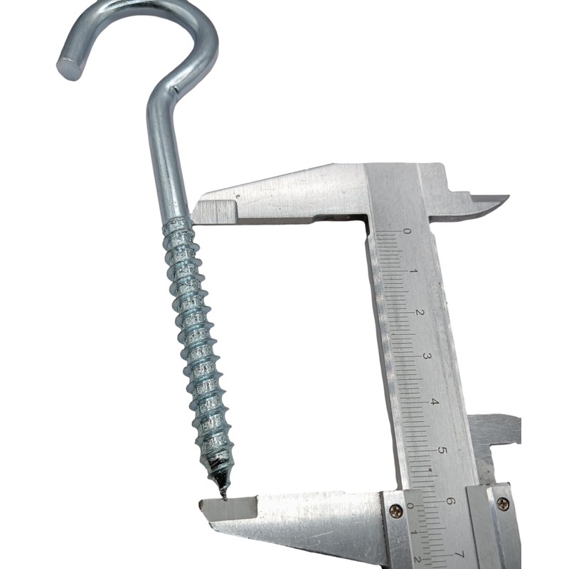 LLB Pack of 10 Screw-in Hooks Large Heavy Duty Cup