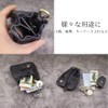 PLEAVIT Coin Purse Leather Men's Wallet with Drawstring Pouch and