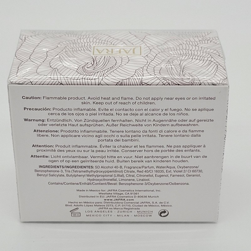 Jafra Women's Fragrance New Full Size Box Rose Blossom