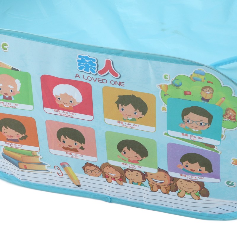 Children's 1.2m Basketball Pool Big Safe Foldable Blue Kids Indoor