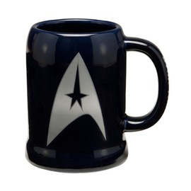 Vandor LLC 80879 Star Trek 20 oz Ceramic Stein, Blue