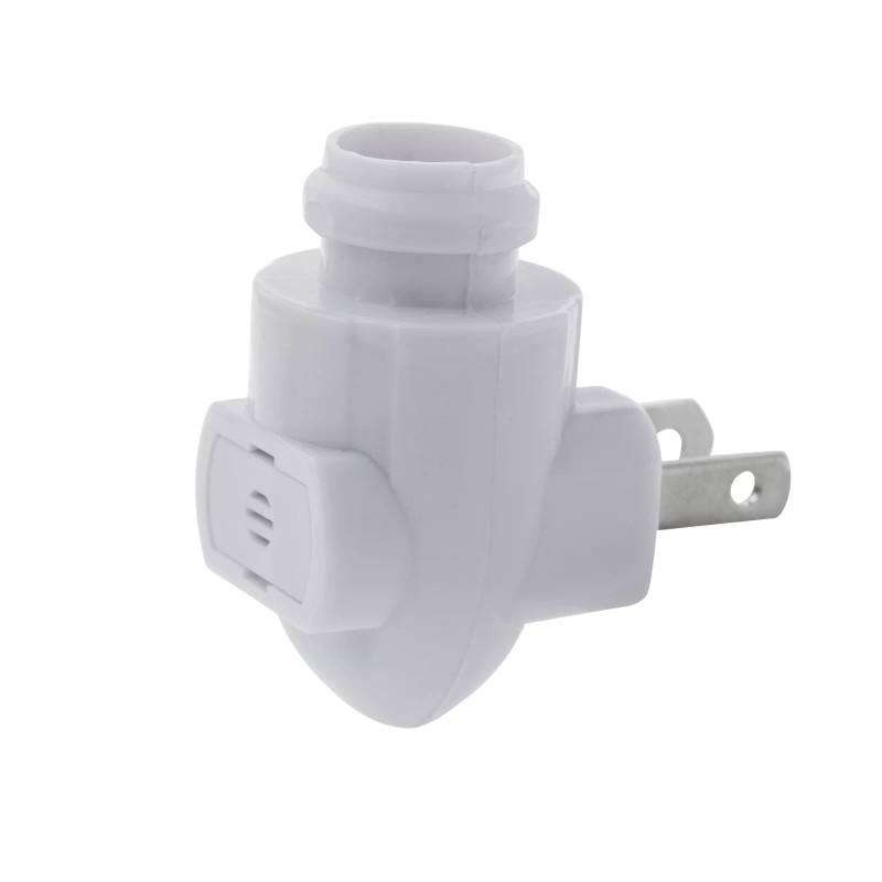 Creative Hobbies White Auto On Sensor Plug in Night Light