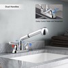 Utility Sink Faucet, Laundry Room Faucet with Pull Out Sprayer,