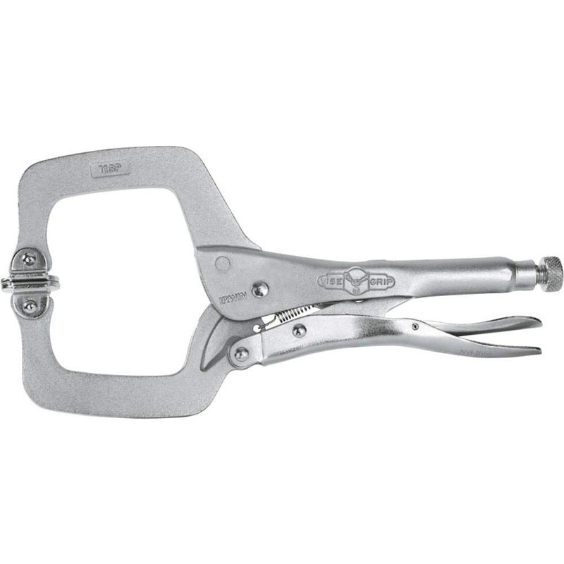 Irwin Vise-Grip Locking C-Clamp, Swivel Pads, 24 In, 28