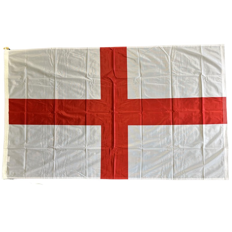 NWFlags England St George Flag 150gsm Nylon Rope & Toggle