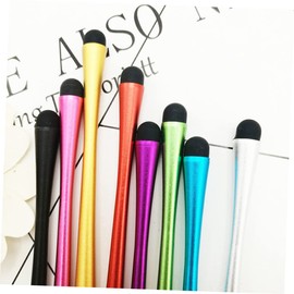 SHOWERORO 5 Pcs Waistline Stylus Pen for Tablets and Phones Lightweight Touch Screen Pens for Drawing Note Taking Gaming Comfortable Grip with Random Colors Random Color