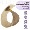 Sindra Pre Bonded U Tip Extensions Human Hair Light Ash