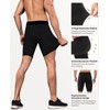 Niksa 1/3 Pack Men's Compression Shorts, Quick-Drying Base Layer Underpants,