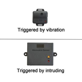 BANVIE Car Alarm System, Security Antitheft Alarm Systems with Keyless Entry, with Microwave Sensor & Shock Sensor