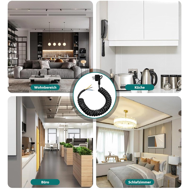 Protective Contact Extension Spiral Extension 0.76 m