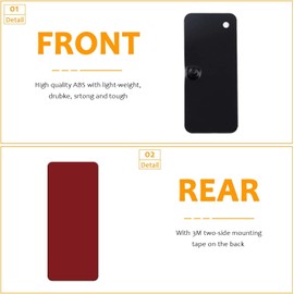 Annbey Rear Window Louvers Hardware Kits Installation Accessories Fit For Ford Mustang Dodge Challenger & Camaro