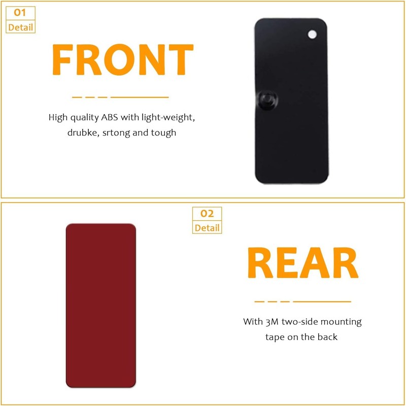 Annbey Rear Window Louvers Hardware Kits Installation Accessories Fit For