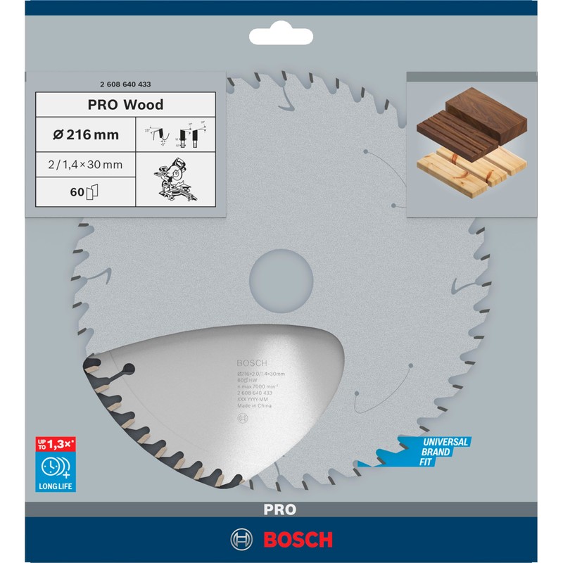 Bosch 2608640433 Optiline Wood Circular Saw Blade