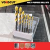 YOKOCUT Universal Drill Bit Set Professional 7-Piece Multifunctional Drill Bit