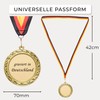 andSmile Medal with Engraving – Endlich Rentner – Order Made
