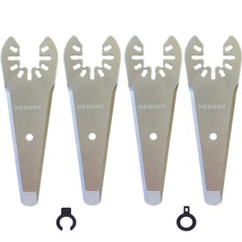 HEMUNC Oscillating Scraper Blades for Caulk Adhesive Sealant Removal for Dewalt Milwaukee Ryobi Bosch Craftsman Dremel Mulimaster Rockwell Multitool Scraper Blades