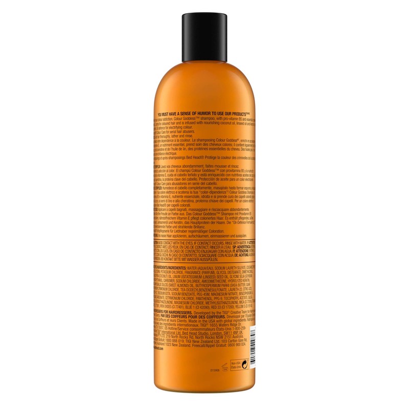 Tigi Bed Head Colour Goddess Shampoo 750 ml