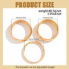 Kenjudess Chunky Gold Bangles Bracelet Set Trendy Silver Wide Cuff