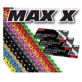 RK 2017-2024 Kawasaki Z900/Z900RS RK MAX-X RX-Ring 120 Link Chain 520 Conv Chrome