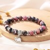 XIANNVXI Elephant Bracelet: Good Luck & Strength Crystal & Beaded