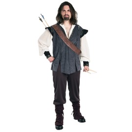 Rubie's 082686165259 Robin Hood Adult Costume - Standard Party Supplies, Solid, Multicolored, One Size