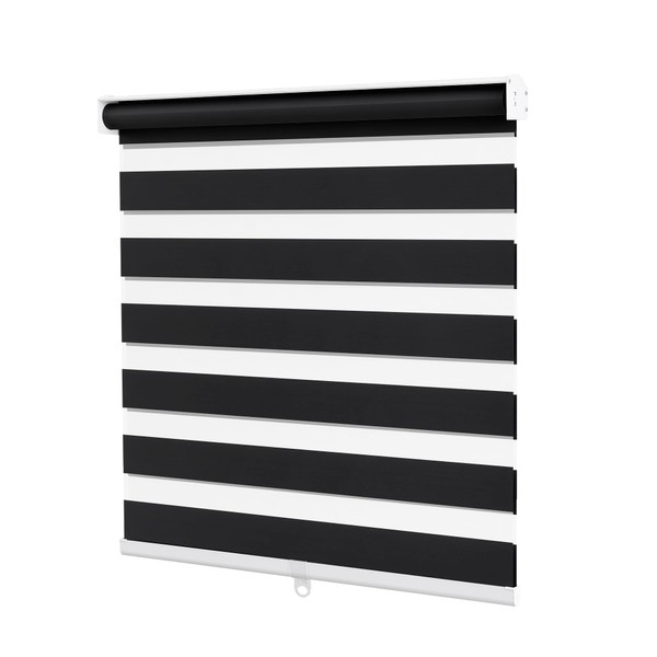 CLAIREHAN Zebra Blinds Blackout & Light Filtering Light Control Window
