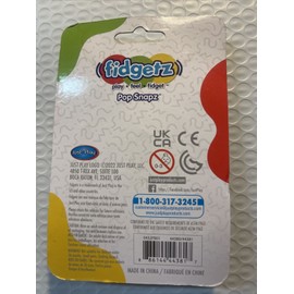 Fidgetz Pop Snapz Compact/Small Sensory Toy Pink NEW