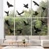 JUNART Anti-Collision Window Stickers, Bird Shape Window Decals, Prevent People