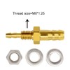 Joywayus 1/8''× 1/4'' Reducer Hose Barb Thru-Bulk Head Hex Union