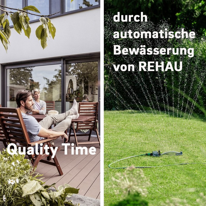 REHAU Automatic Watering Timer, Watering Control by Intervals and Duration,