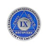 9 Year Sobriety Coin | Legacy AA Chip | Thick